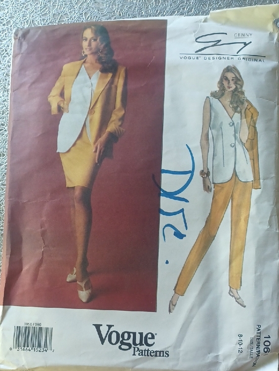 Vogue Other - Vintage (1993)Vogue Original Designer, GENNY Jacket, Vest and Pants.